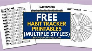 Image result for Monthly Habit Tracker Template Free Kids