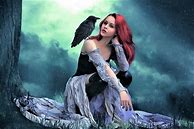 Image result for Raven Woman Gothic
