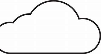 Image result for Cloud Black and White Stencil