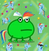 Image result for Rainbow Dash Frog