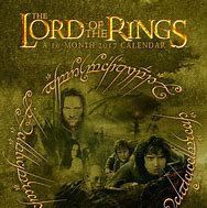 Image result for Lord of the Rings 2023 Wall Calendar