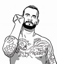 Image result for How to Draw CM Punk