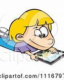 Image result for Using an iPad Cartoon