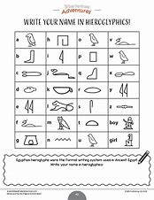 Image result for Hieroglyphics Worksheet.pdf