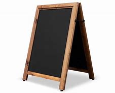 Image result for Wooden A-Frame Signs