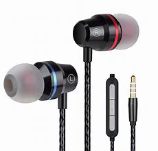 Image result for Earbud Headphones with Mic
