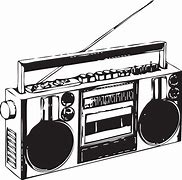 Image result for Radio Icon Black and White PNG