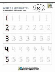 Image result for Number Writing Pages