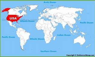 Image result for United States World Map