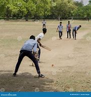 Image result for Kids Playing Cricket India