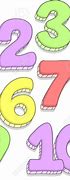 Image result for Clip Art Numbers 1-10
