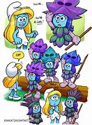 Image result for Smurfs and Trolls Fan Art