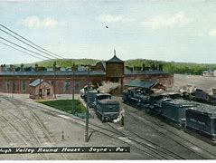 Image result for Lehigh Valley RR Roundhouses
