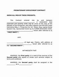 Image result for Employee Contract Agreement in Philippines