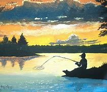 Image result for Fishing Artwork