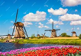 Image result for Kinderdijk Windmills Holland Famous