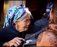 Image result for Philippines Kalinga Tattoo Whang Od