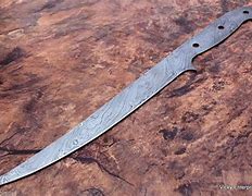 Image result for Damascus Kitchen Knife Blanks