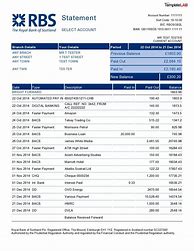 Image result for Bank Statement Look Like