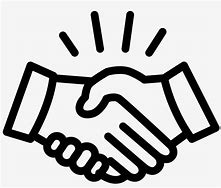 Image result for Shaking Hands White Outline