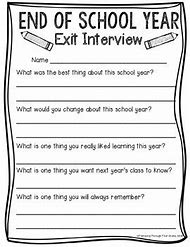 Image result for End of the Year Worksheet Middle School