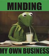 Image result for Minding My Own Business Meme Cat