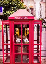 Image result for Glass Phonebooth