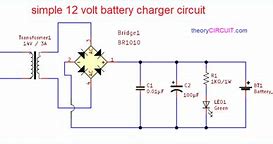 Image result for Circuit for 12V Battery Charger