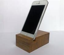 Image result for Wood iPhone Desk Holder