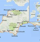 Image result for South West Coast Path Map