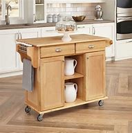 Image result for Solid Wood 23 X 36 Kitchen Island Cart