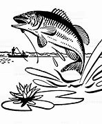 Image result for Jumping Fish Silhouette