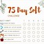 Image result for 75 Day Challenge Calendar