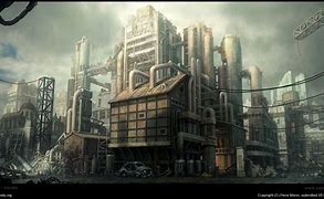 Image result for Factory Town Concept Art