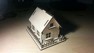 Image result for Laser-Cut House Template