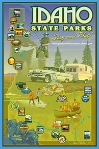 Image result for Idaho State Parks Map