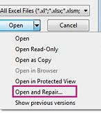 Image result for How to Recover Corrupted Excel File Notebook