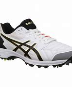 Image result for Asics Cricket Shoes Black and White