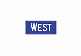 Image result for West Direction Sign