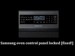 Image result for How to Unlock Samsung Stove Oven