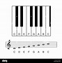 Image result for Piano with No Black Keys