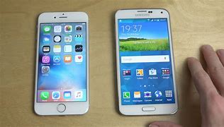 Image result for Galaxy S5 vs iPhone 6