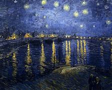 Image result for Van Gogh Starry Night Original Painting