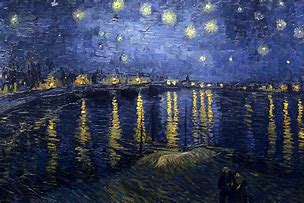 Image result for Starry Night Painting by Vincent Van Gogh
