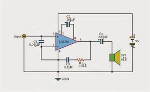 Image result for Circuit Basics LM386 Audio Amplifier