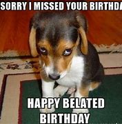 Image result for Happy Belated Birthday Friend Memes