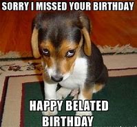 Image result for Funny Belated Birthday Cartoon