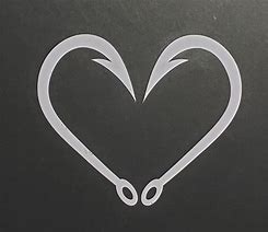 Image result for Fish Hook Heart Engraving On Cup