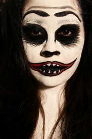 Image result for Creepy Halloween Mask Girls