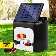 Image result for Solar Fence Charger with Battery